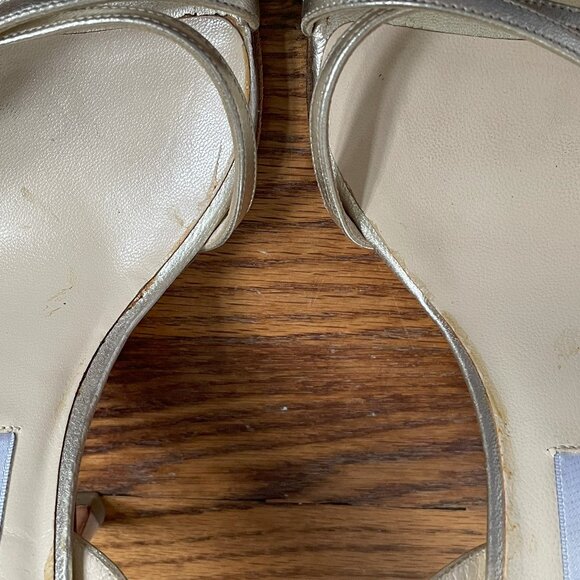 Jimmy Choo Gold Strappy Sandals, EU 40 - Picture 15 of 16